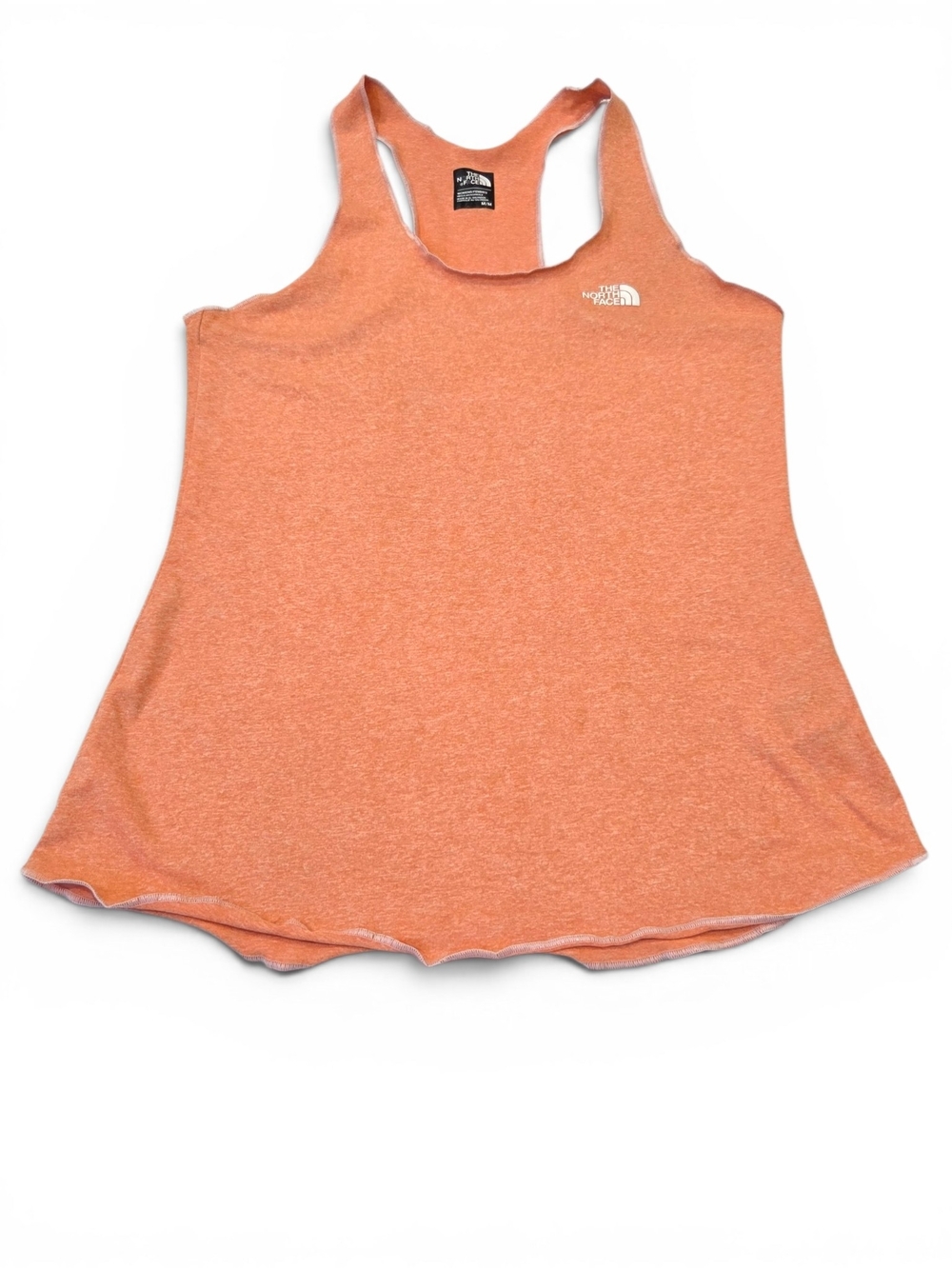 The North Face Women's Heathered Orange Active Racerback Tank Top - Size Medium